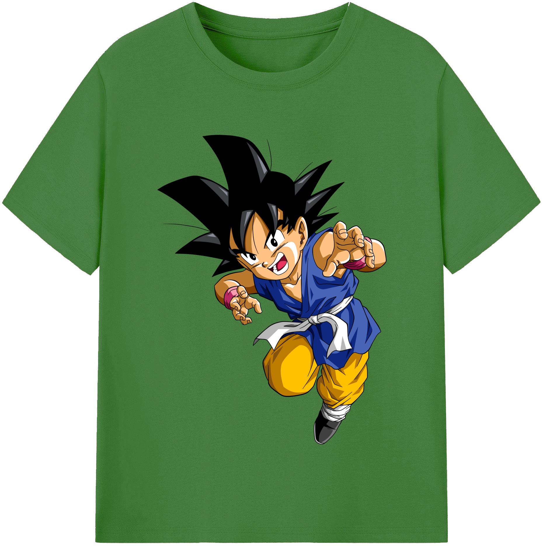 （画像用） ドラゴンボール 孫悟空（そん ごくう）Son Goku カカロット DRAGON BALL Kakarotto レディースカジュアルプリントTシャツ（綿100％）